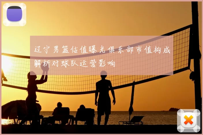辽宁男篮估值曝光俱乐部市值构成解析对球队运营影响